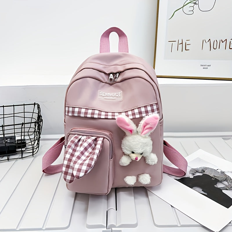 Cute Rabbit Mini Backpack – Lightweight Cartoon Daypack for Kids, Travel & Everyday Use