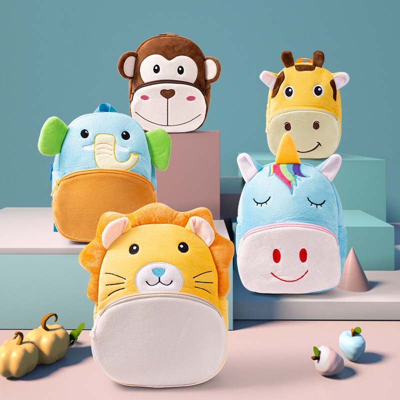 Fashion Cute Children's Plush Animal Backpack
