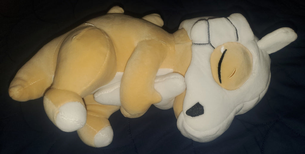 Pokemon Cubone Sleeping Plush Soft Stuffed Doll Toys Cute Collectible 30 CM Kids
