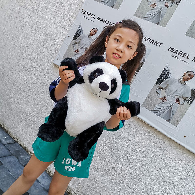 Cartoon Panda Plush Backpack for Kids