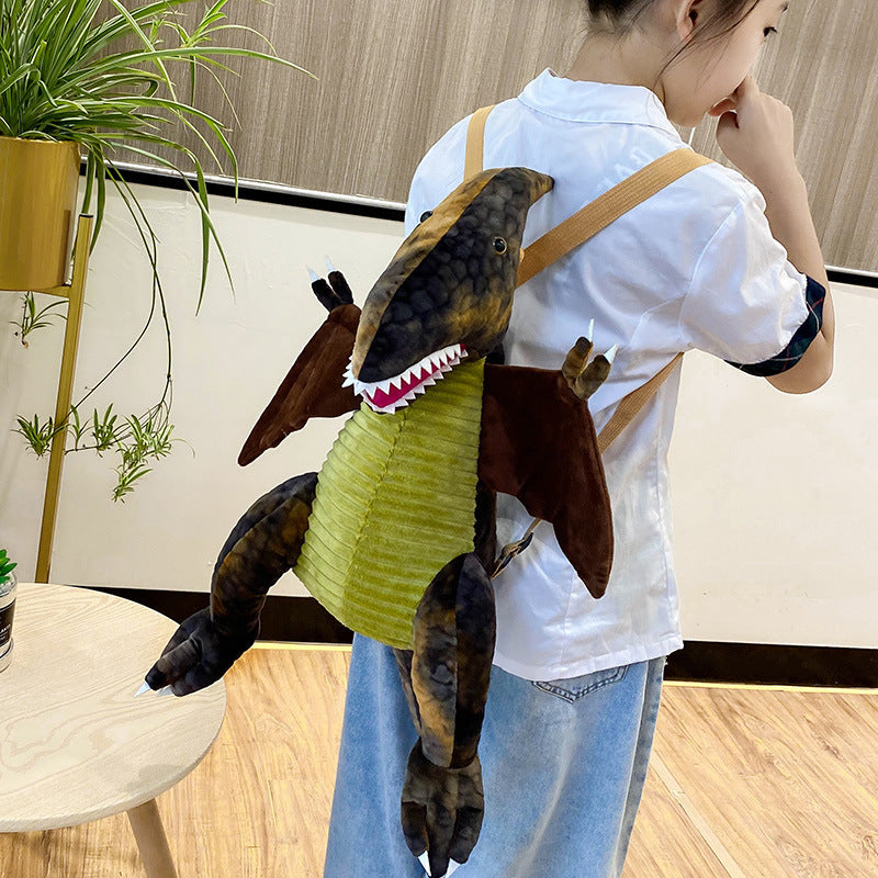 ins dinosaur children plush backpack