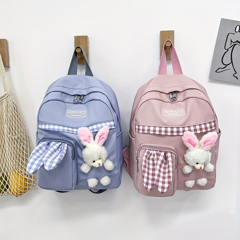 Cute Rabbit Mini Backpack – Lightweight Cartoon Daypack for Kids, Travel & Everyday Use