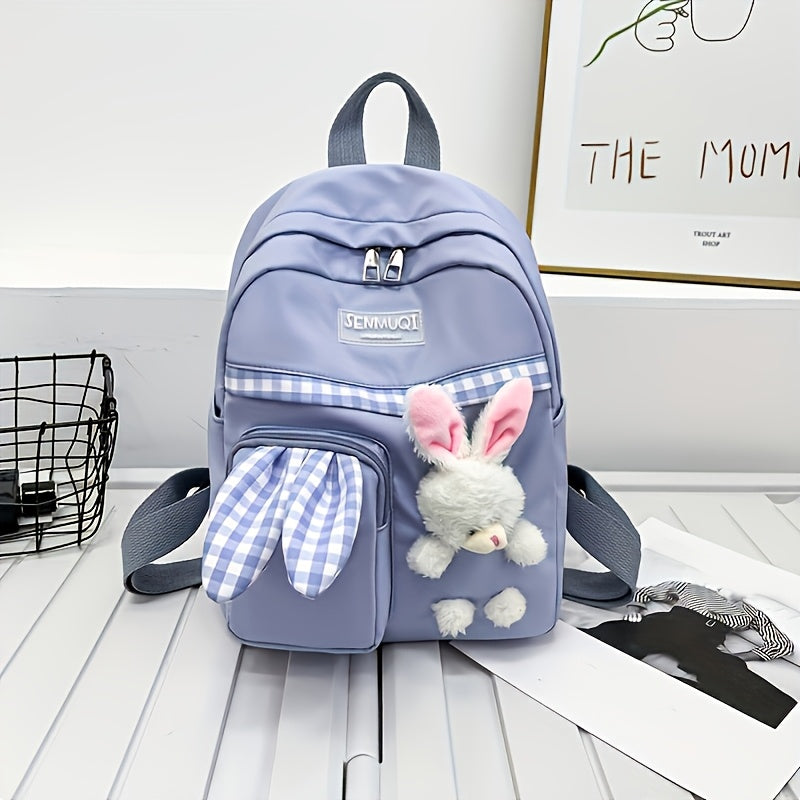 Cute Rabbit Mini Backpack – Lightweight Cartoon Daypack for Kids, Travel & Everyday Use