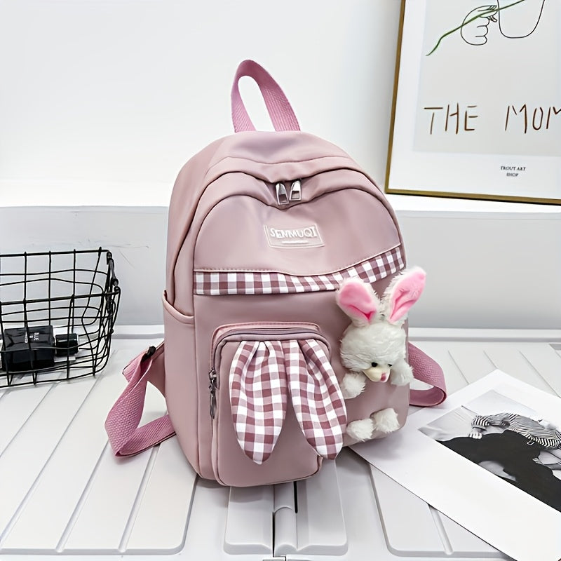 Cute Rabbit Mini Backpack – Lightweight Cartoon Daypack for Kids, Travel & Everyday Use