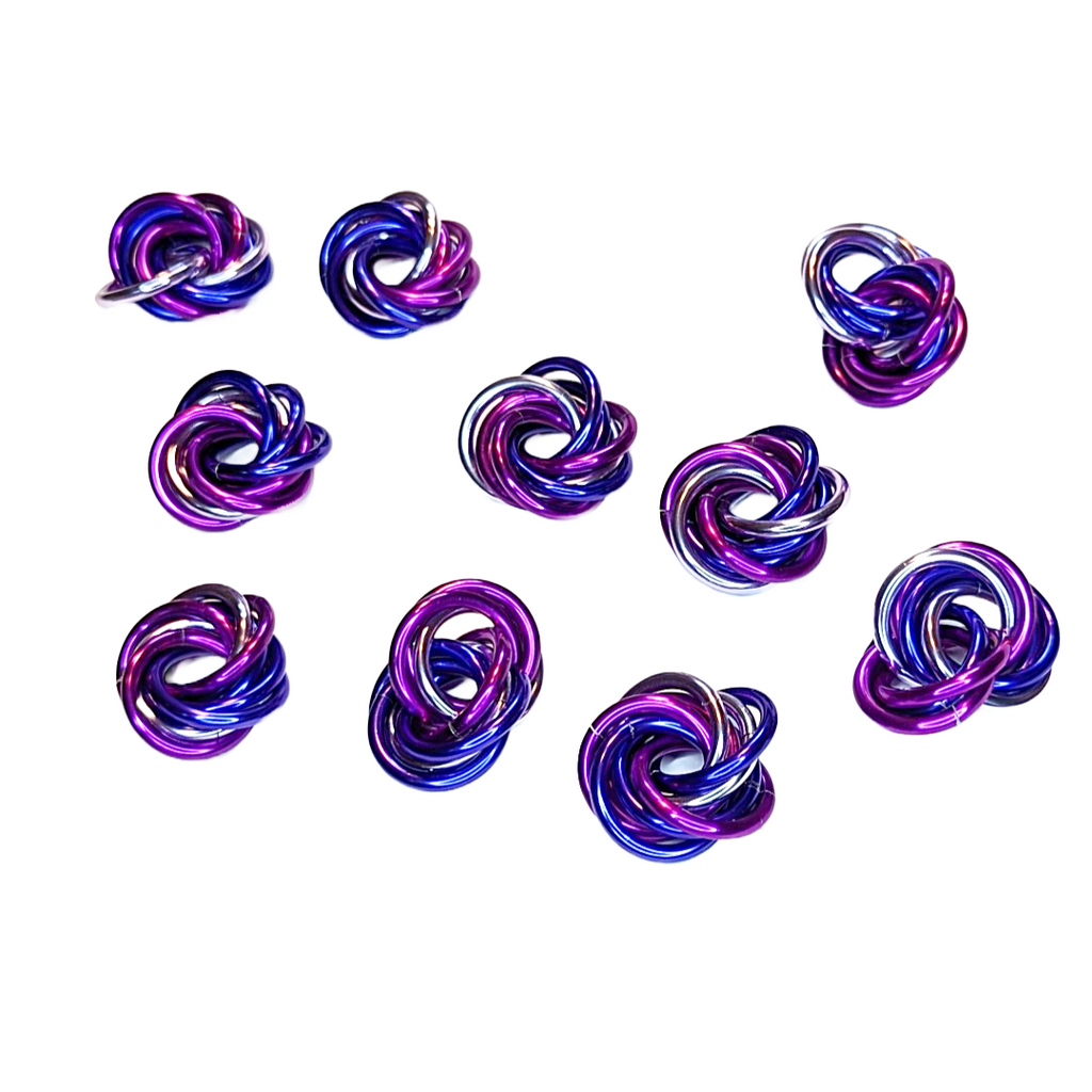 Möbii Fidget Balls (Multi-Packs): Quiet Mobius ADHD Relaxing Stim Toy Tool for Home Travel Office or Desk
