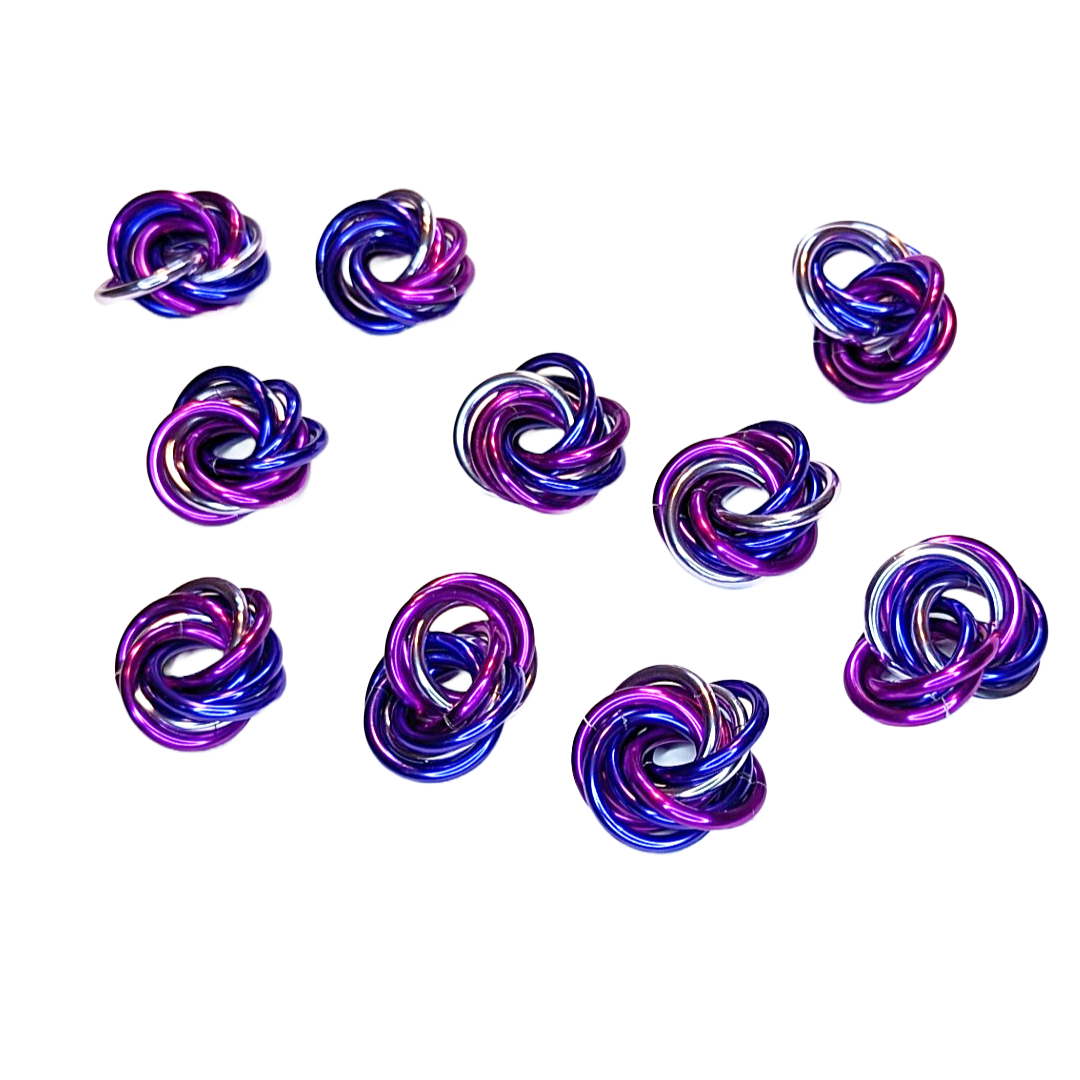 Möbii Fidget Balls (Multi-Packs): Quiet Mobius ADHD Relaxing Stim Toy Tool for Home Travel Office or Desk