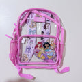 Disney Princess Kids Clear PVC Backpack, 16 in, School and Stadium