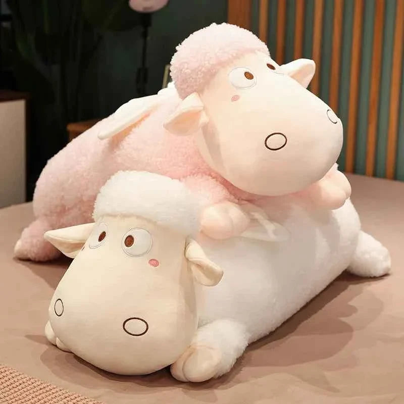 Angel Wing Lamb Plush Toy – Cute Sheep Stuffed Animal Body Pillow