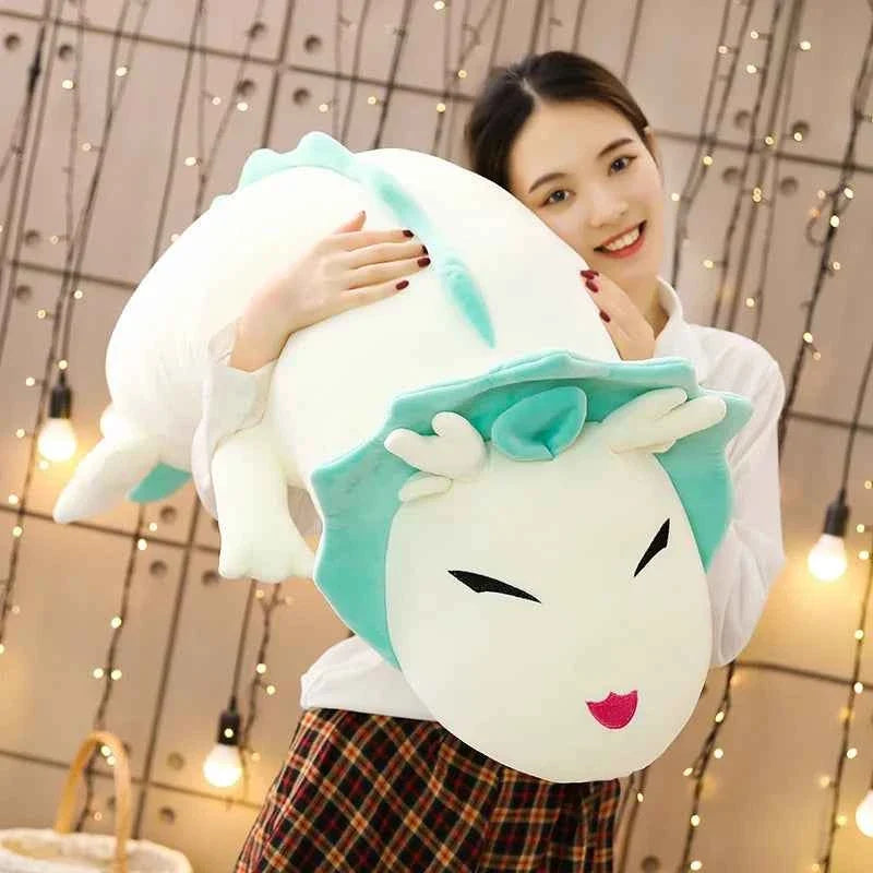 Giant Dragon Plush Pillow – Long Dragon Body Pillow 35.4"–59.1"
