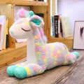 Kawaii Rainbow Sika Deer Plush Toy – Cute Giant Deer Stuffed Animal Pillow