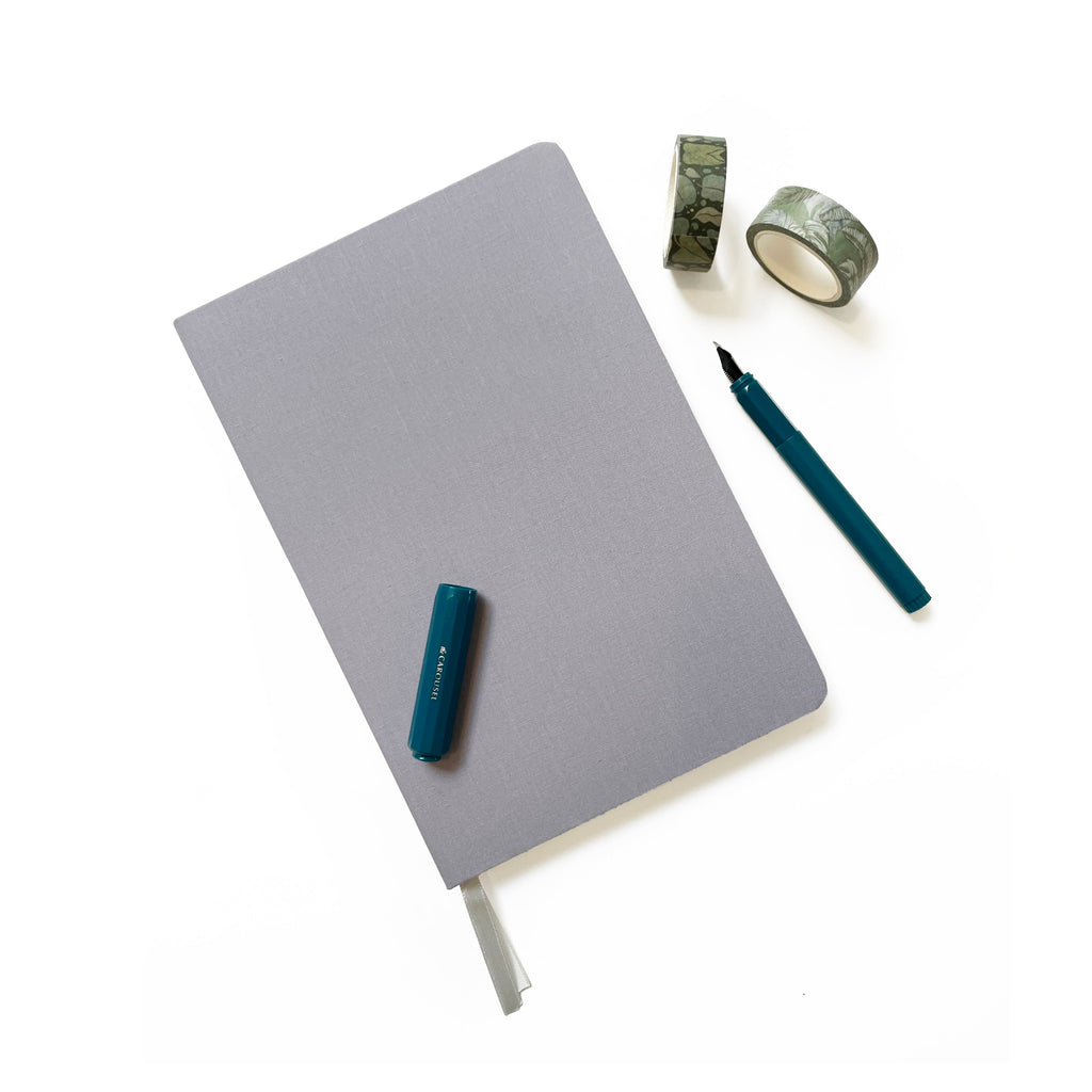 Neutral Tones Linen Notebook | A5 Rectangular