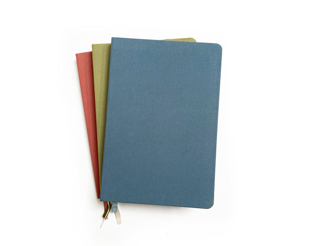 Vintage Pastels Linen Notebook | A5 Rectangular