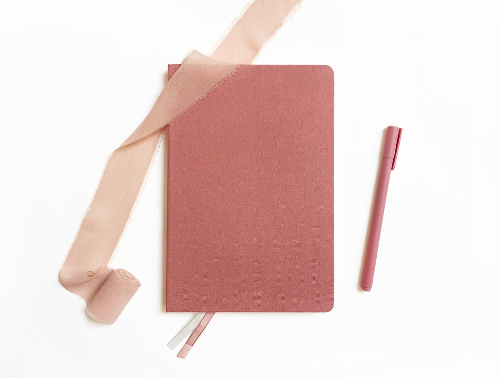 Vintage Pastels Linen Notebook | A5 Rectangular