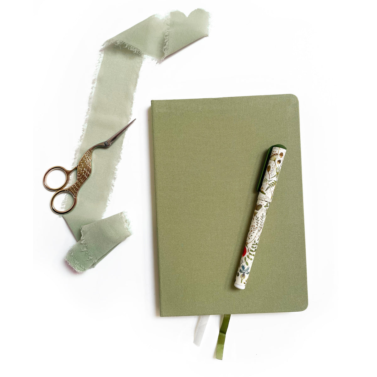 Vintage Pastels Linen Notebook | A5 Rectangular