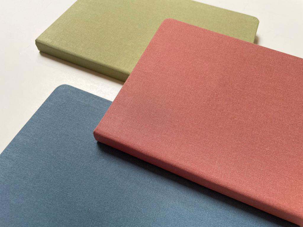 Vintage Pastels Linen Notebook | A5 Rectangular