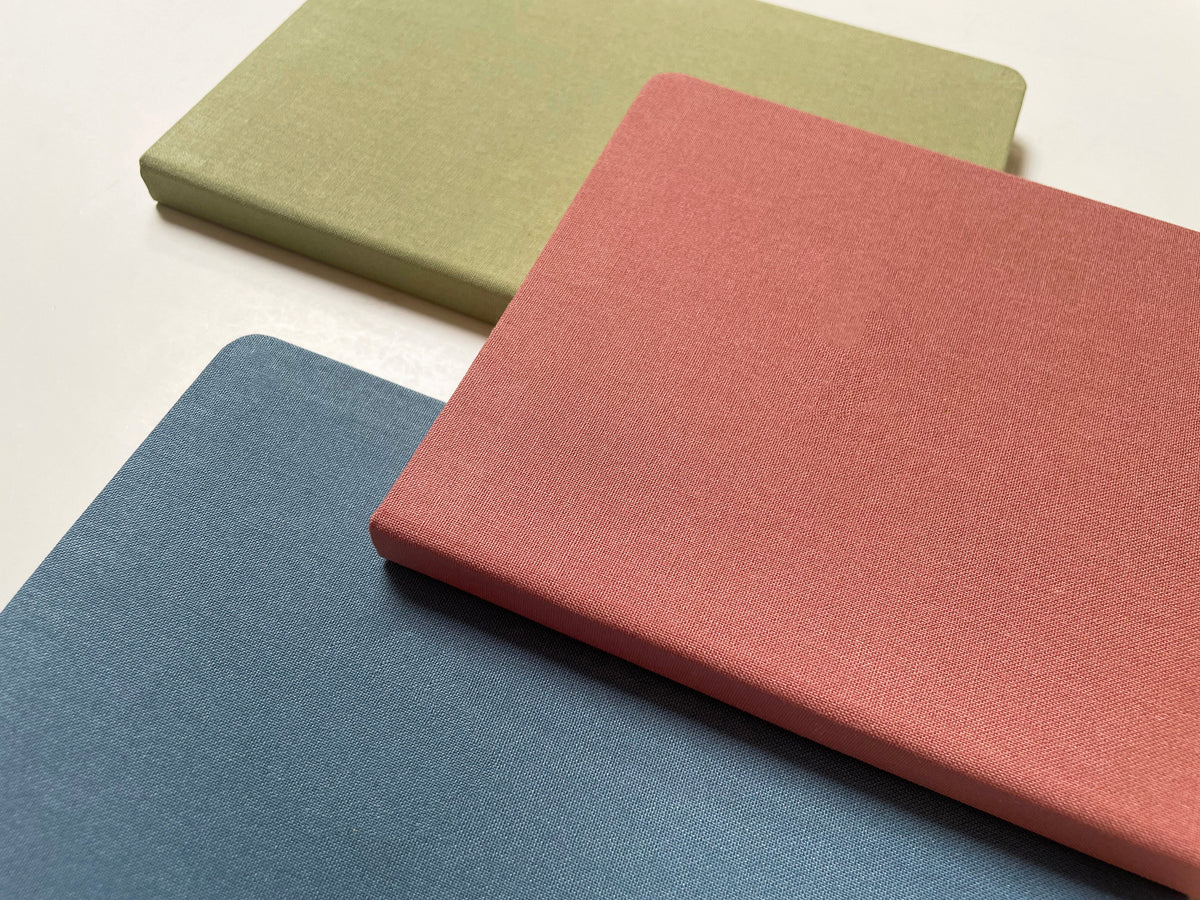 Vintage Pastels Linen Notebook | A5 Rectangular