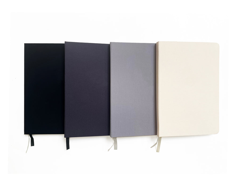 Neutral Tones Linen Notebook | A5 Rectangular