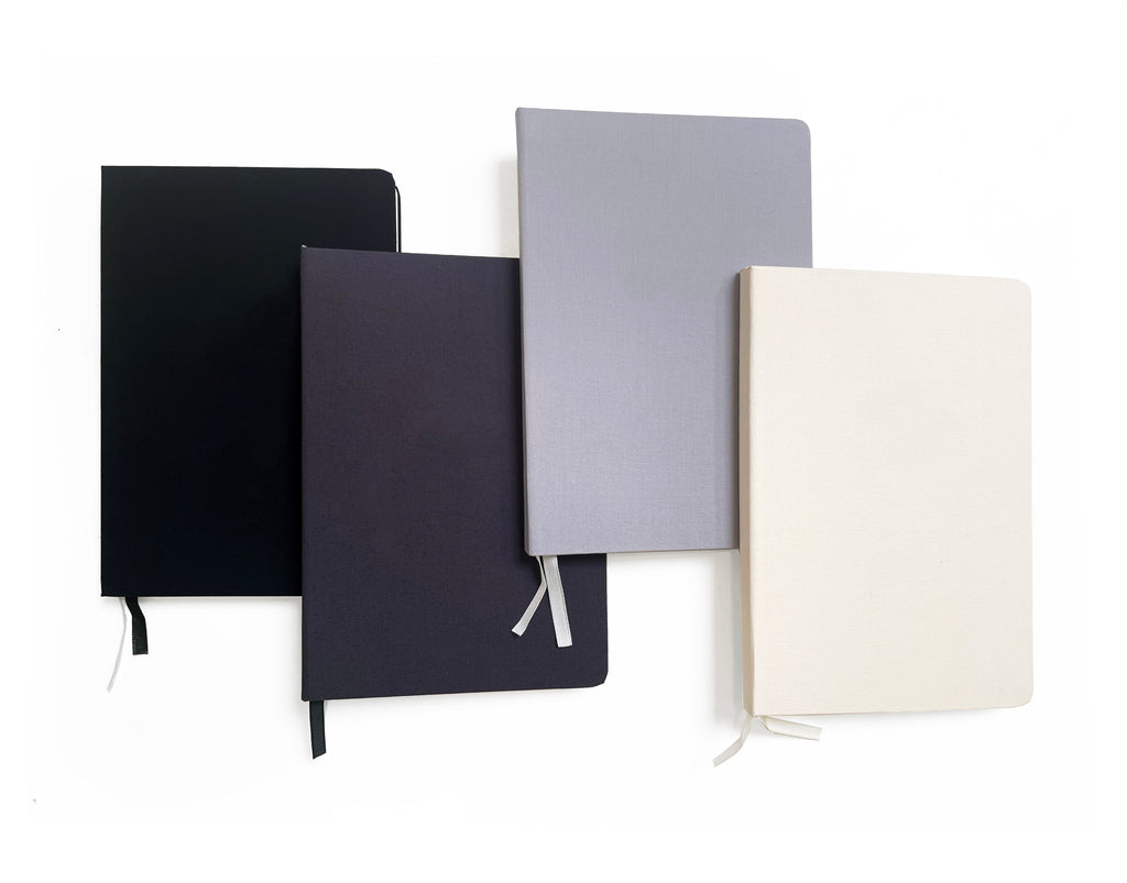 Neutral Tones Linen Notebook | A5 Rectangular