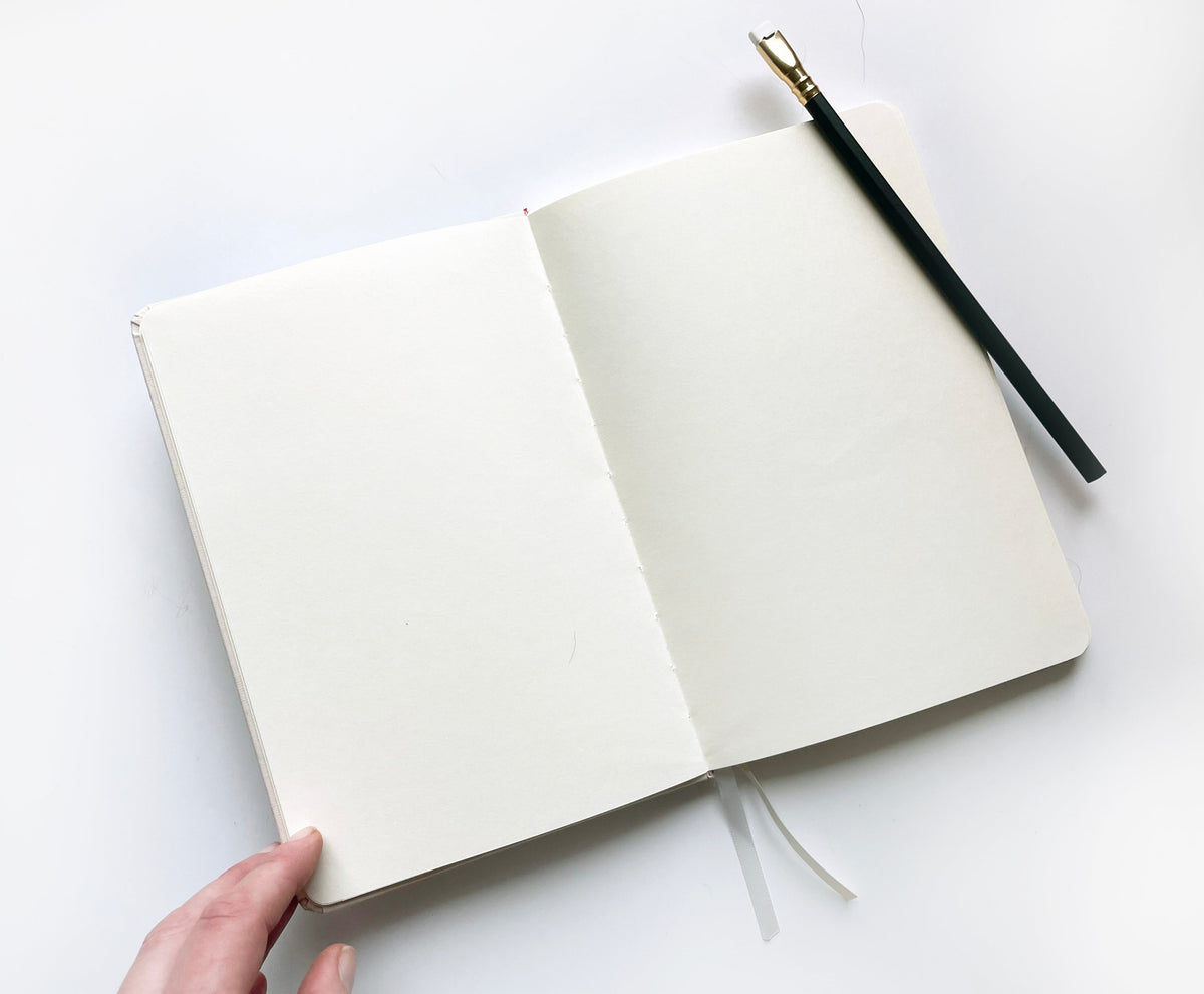 Vintage Pastels Linen Notebook | A5 Rectangular