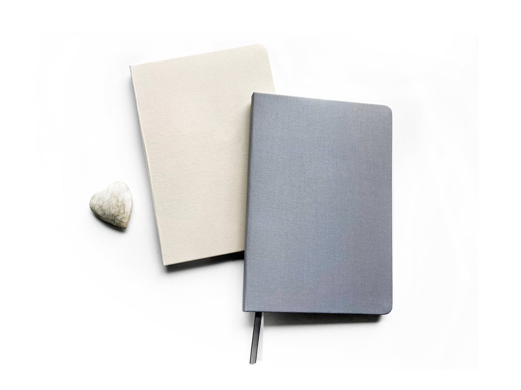 Neutral Tones Linen Notebook | A5 Rectangular