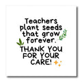 3dRose Teachers Plant Seeds That Grow Forever - Iron on Heat Transfers (ht-369581)