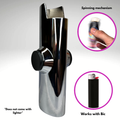 Metal SLVR Surfer ~ Fidget Spinner Case for Bic Lighters