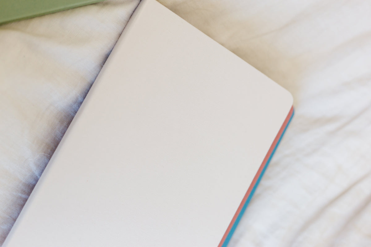Neutral Tones Linen Notebook | A5 Rectangular
