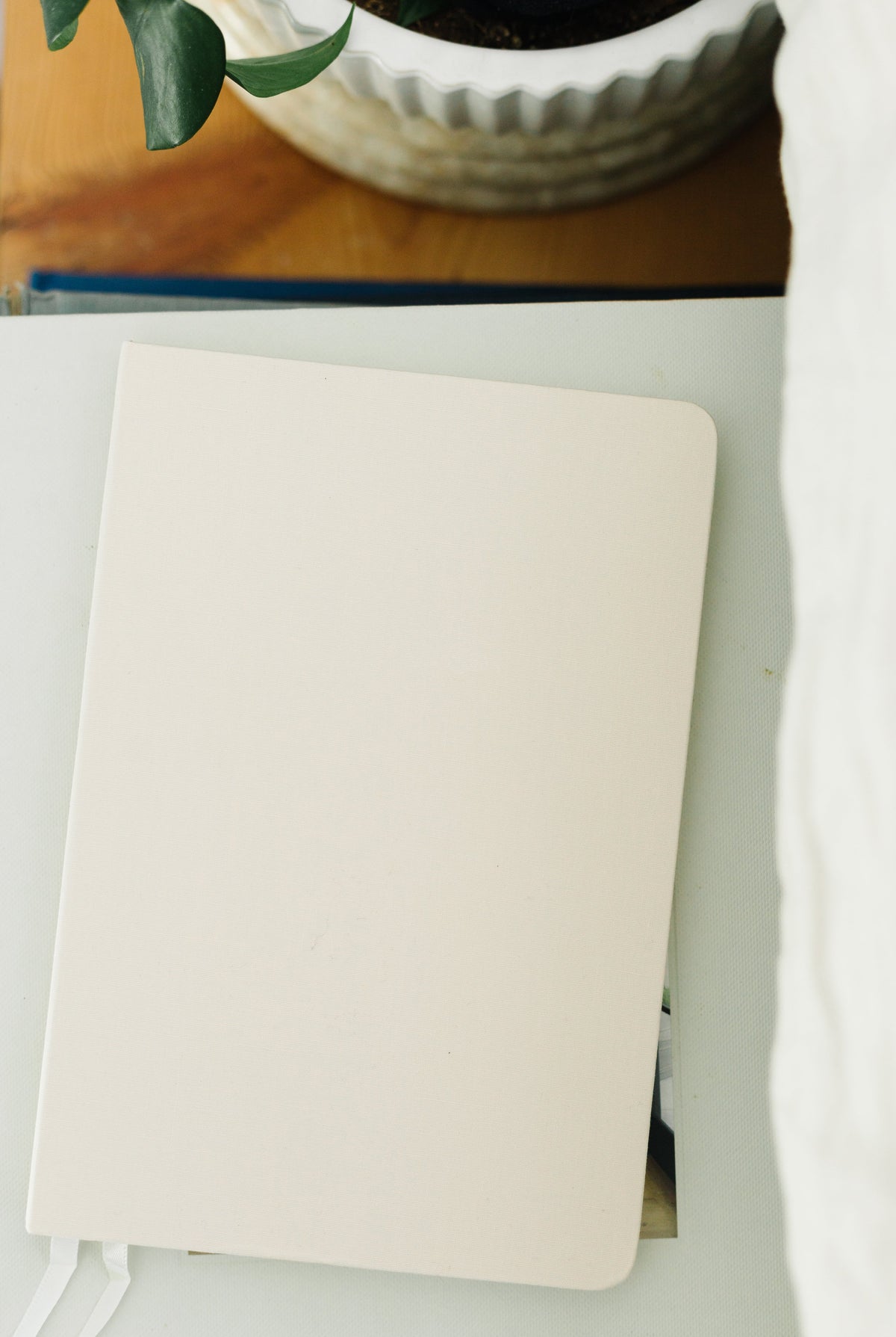 Neutral Tones Linen Notebook | A5 Rectangular