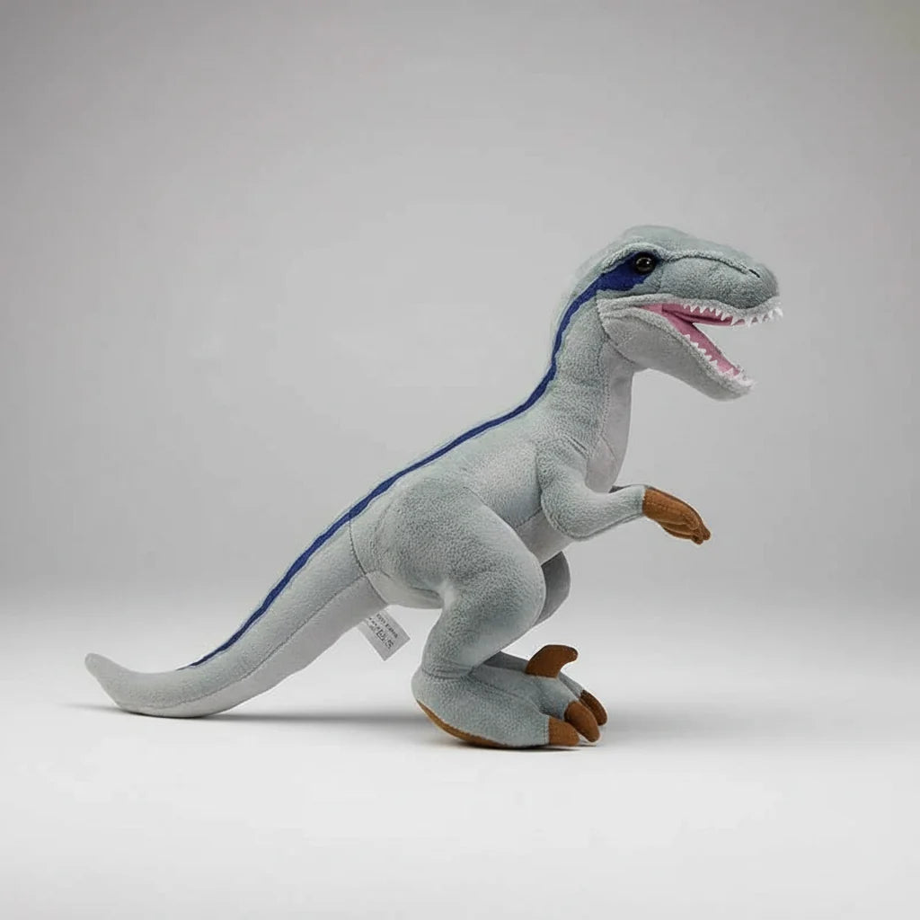 Realistic Velociraptor Plush Toy – Soft Dinosaur Stuffed Animal