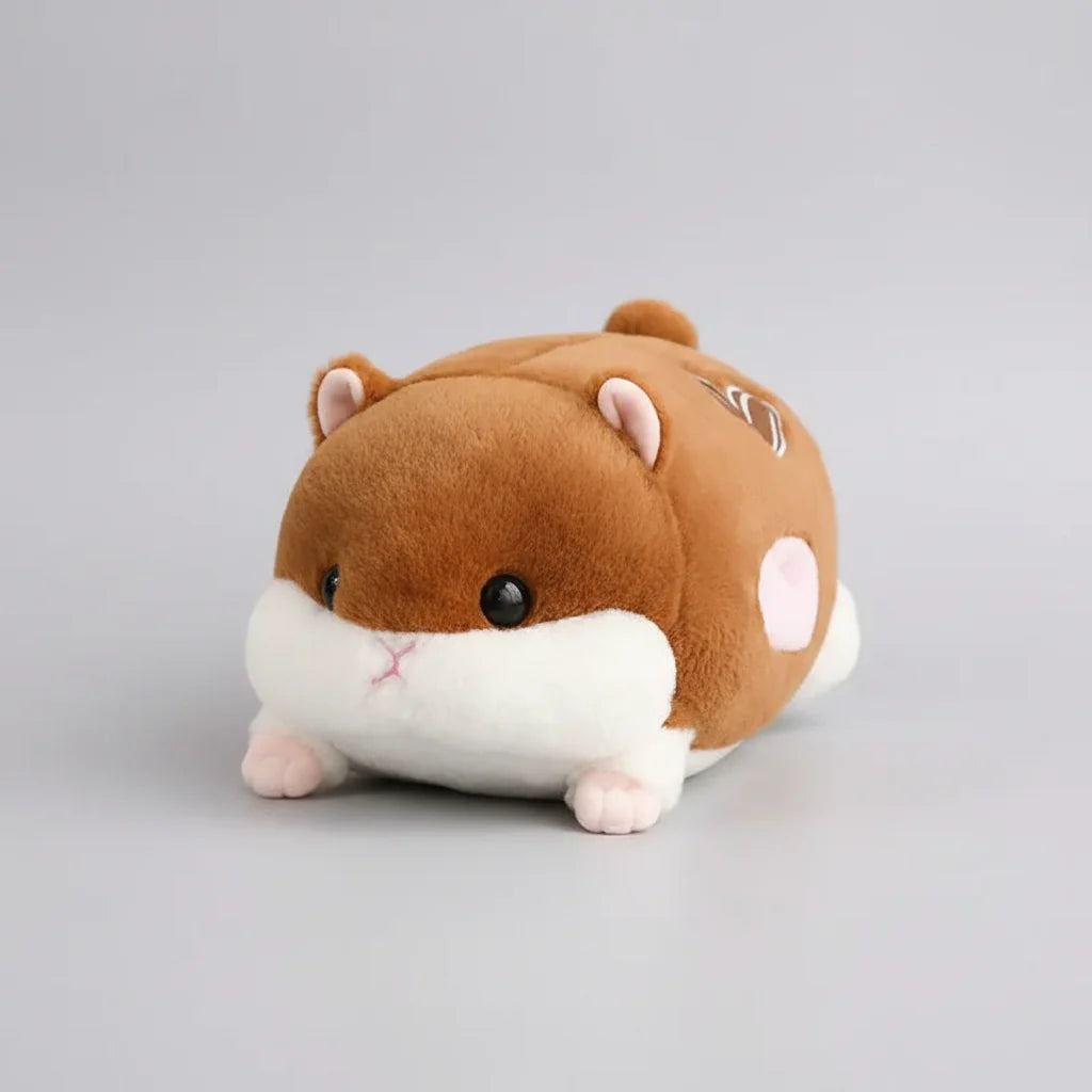 Giant Winter Hamster Plush Toy – Cute Hand Warmer Stuffed Animal Body Pillow