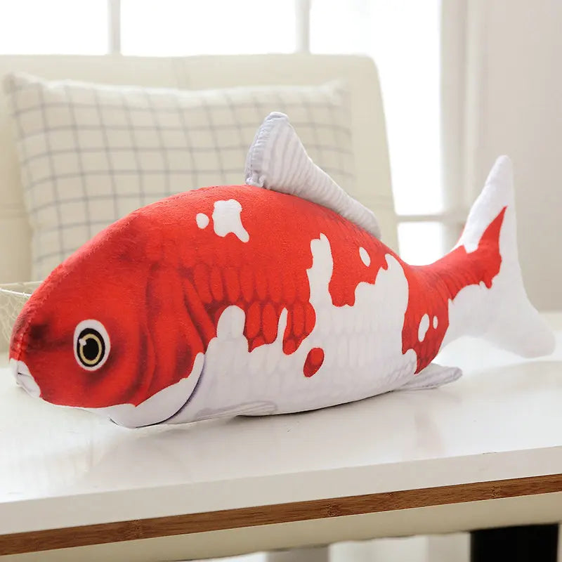 Giant Koi Fish Plush Toy – Realistic Carp Stuffed Animal Body Pillow