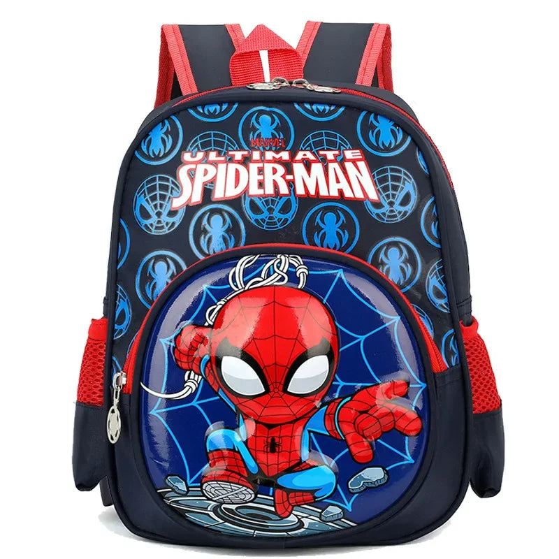 Fashion Brand Children Cartoon Spider Schoolbag – Cartoon Backpack for Boys & Girls, Cute Kitty Two-Shoulder Bag Kids Bags