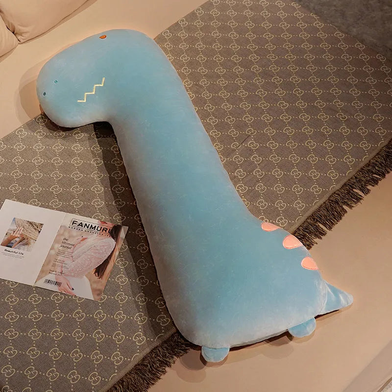 Giant Long Animal Plush Pillow – Fox, Dinosaur & Crocodile Body Pillow