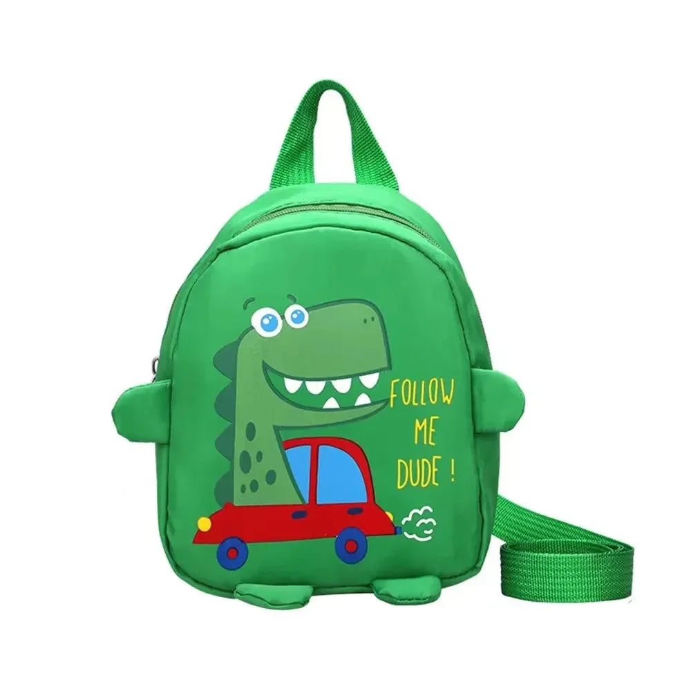 Cute Cartoon Dinosaur School Backpack for Kids - Anti-Lost Toddler Rucksack, Kindergarten Schoolbag