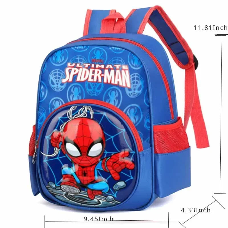 Fashion Brand Children Cartoon Spider Schoolbag – Cartoon Backpack for Boys & Girls, Cute Kitty Two-Shoulder Bag Kids Bags