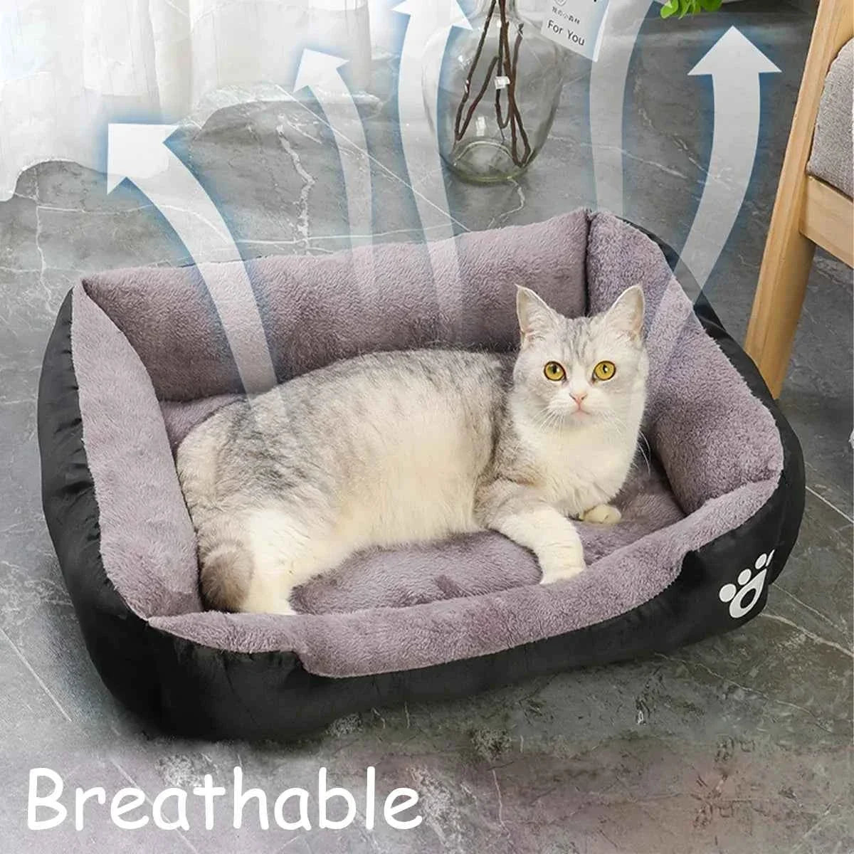 Color Square Winter Warm Pet Bed – Dog & Cat House