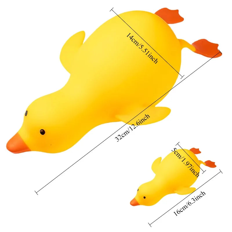 Squishy Antistress Duck Fidgets Toys Cute Goose Animals Vent Toys for Kids Adults Decompression Stretch Toys Friends Best Gift