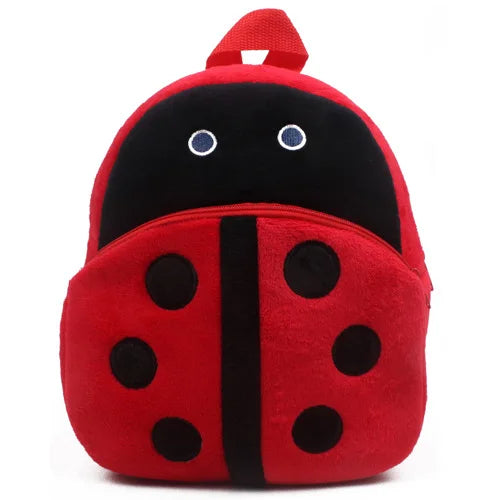 Fashion 3D Cartoon Print Children School Bags – Plush Kids Backpack for Boys & Girls, Mini Book Bag for Kindergarten
