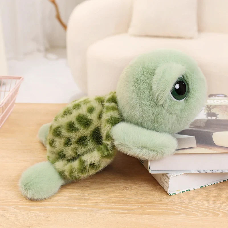 Cute Big Eyes Turtle Plush Toy – Soft Stuffed Sea Turtle Doll