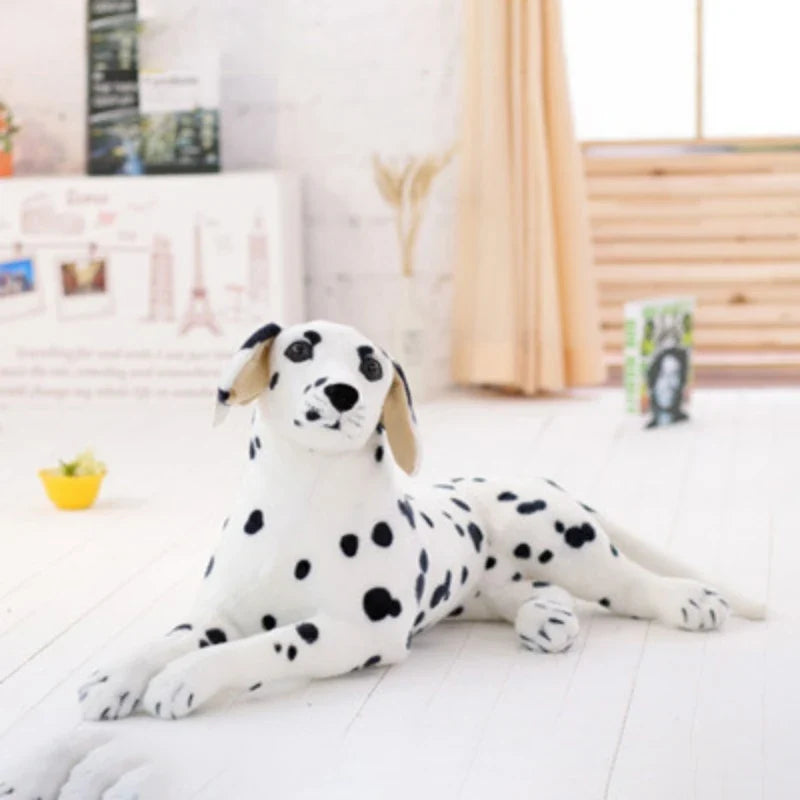 Giant Realistic Dalmatian Dog Plush Toy – 35.4" Simulation Puppy Body Pillow