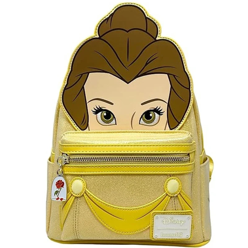 Cartoon Blue Alien Cartoon Plush Mini Backpack – Cute Anime Shoulder Bag for Girls and Kids
