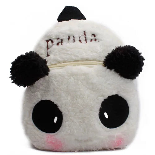 Fashion 3D Cartoon Print Children School Bags – Plush Kids Backpack for Boys & Girls, Mini Book Bag for Kindergarten
