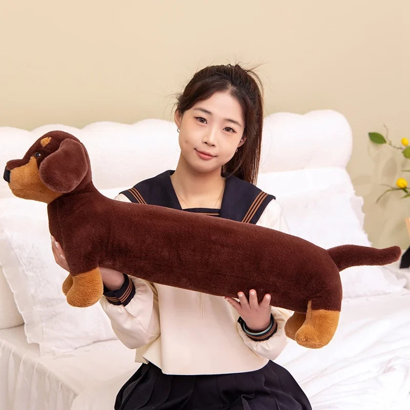 Long Dachshund Plush Toy – Cute Dog Body Pillow Stuffed Animal