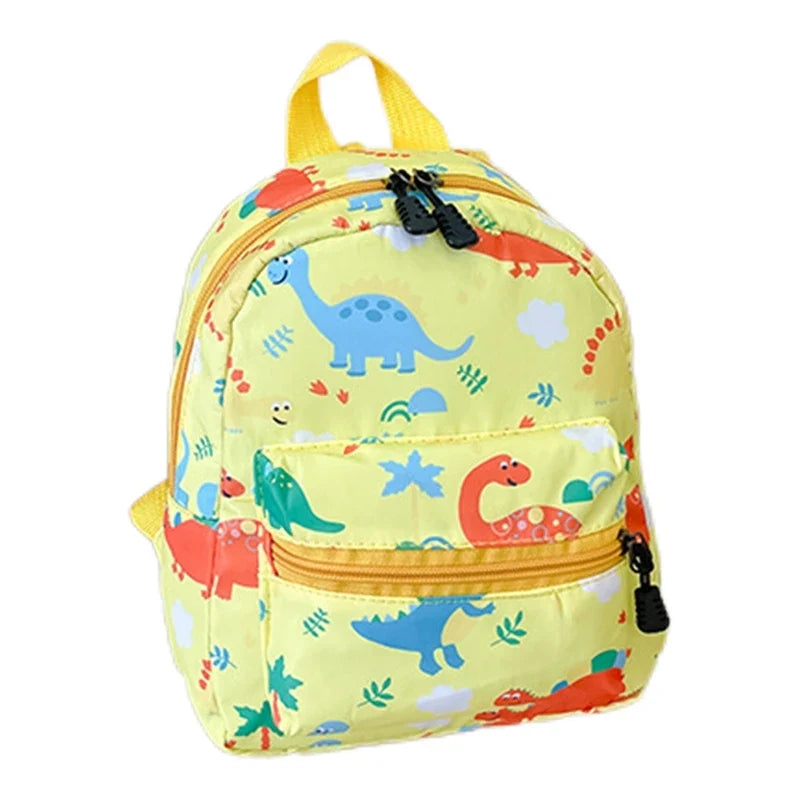 Children's Cartoon Dinosaur Backpack – Cute Kindergarten Schoolbag, Waterproof Kids Book Bag for Boys & Girls, Animal Design