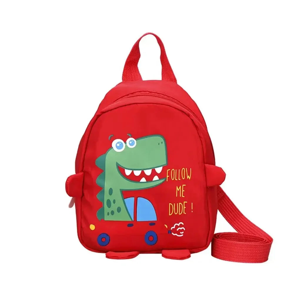 Cute Cartoon Dinosaur School Backpack for Kids - Anti-Lost Toddler Rucksack, Kindergarten Schoolbag