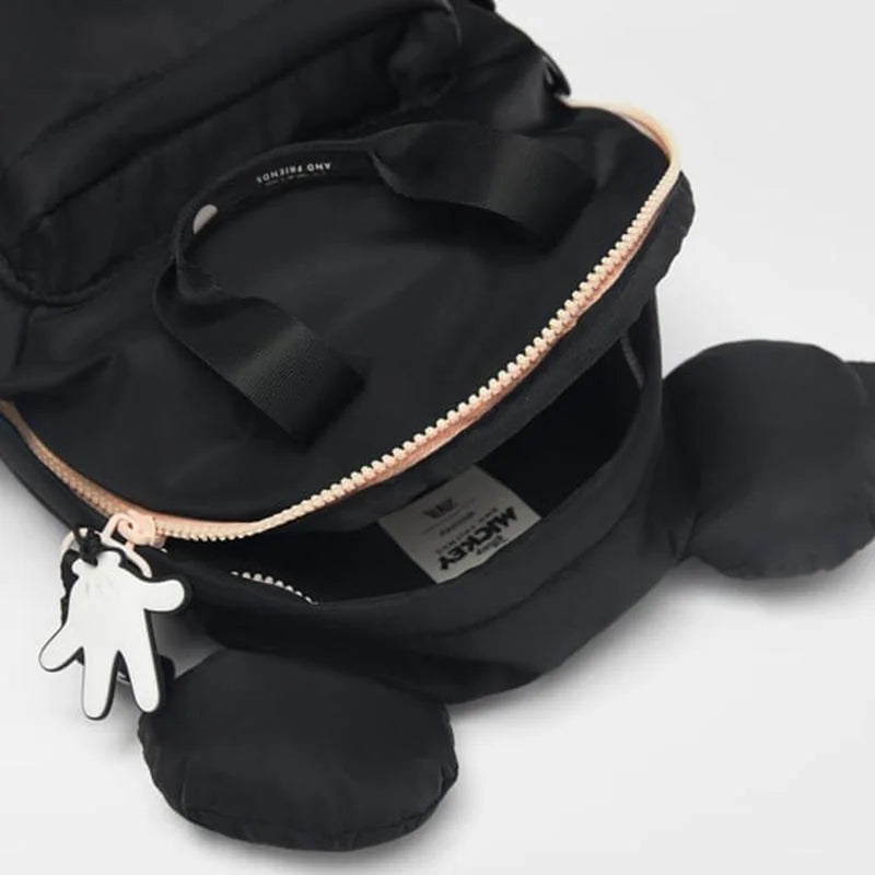 Cartoon Mouse Kids Backpack – Mini Schoolbag, Cute Shoulder Bag for Girls & Boys, 26x19x11 cm
