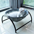 Cat Hammock Cot Bed – Breathable Cooling Elevated Metal Frame Sofa Sleeping Bed, 4 Colors