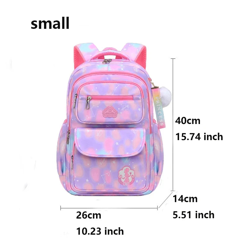 Pink Children Girl Backpack – Kawaii Cute School Bag for Kids & Teens, Waterproof Primary Schoolbag