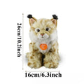 Realistic Lynx Plush Toy – Soft Bobcat Stuffed Animal