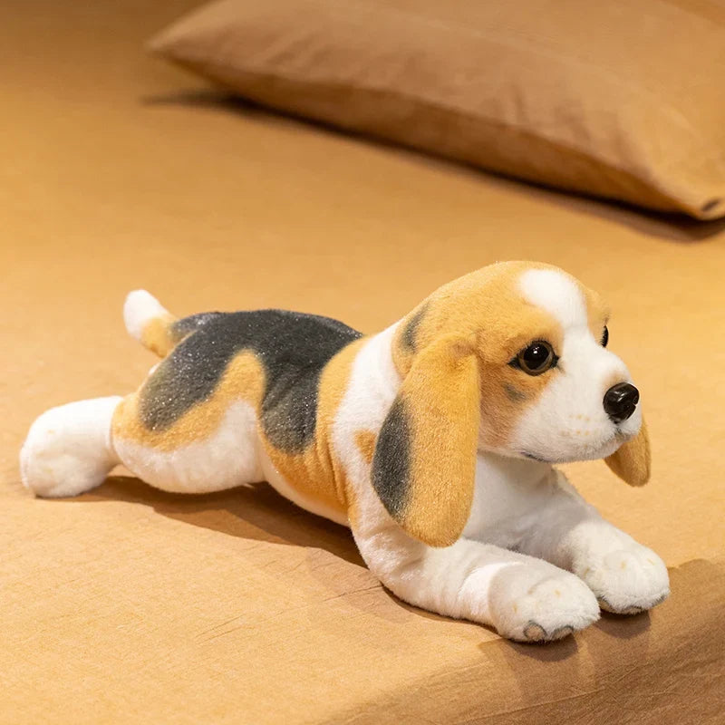 Realistic Dog Plush Toy – Lifelike Dalmatian, Rottweiler, Beagle & King Charles Puppy